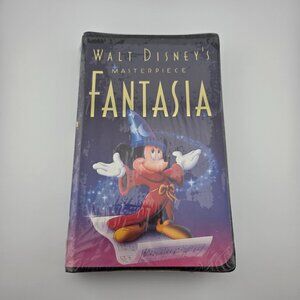 Fantasia (Walt‎ Disney's Masterpiece, 1991) Animation & Anime VHS Tape Sealed